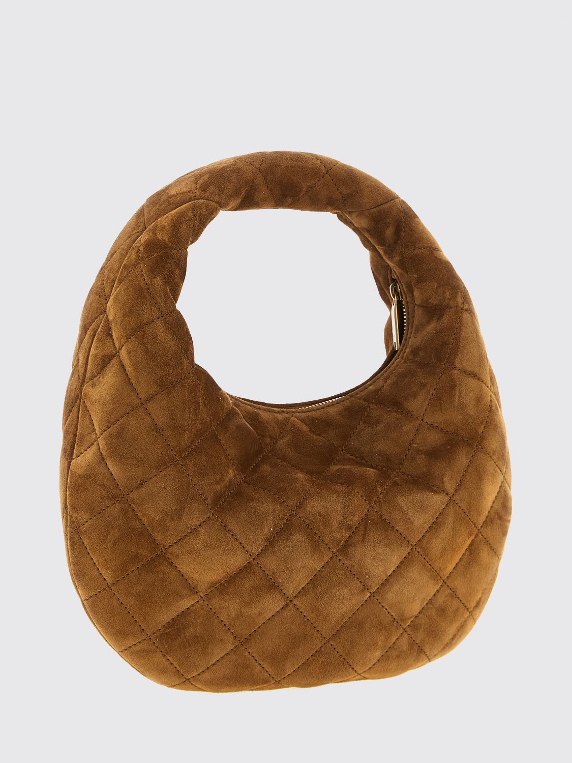 icarino quilted suede handbag with ysl logo