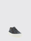 virgin wool platform sneakers with monili embellishment