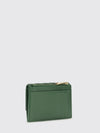 andiamo intrecciato lambskin zipped card holder