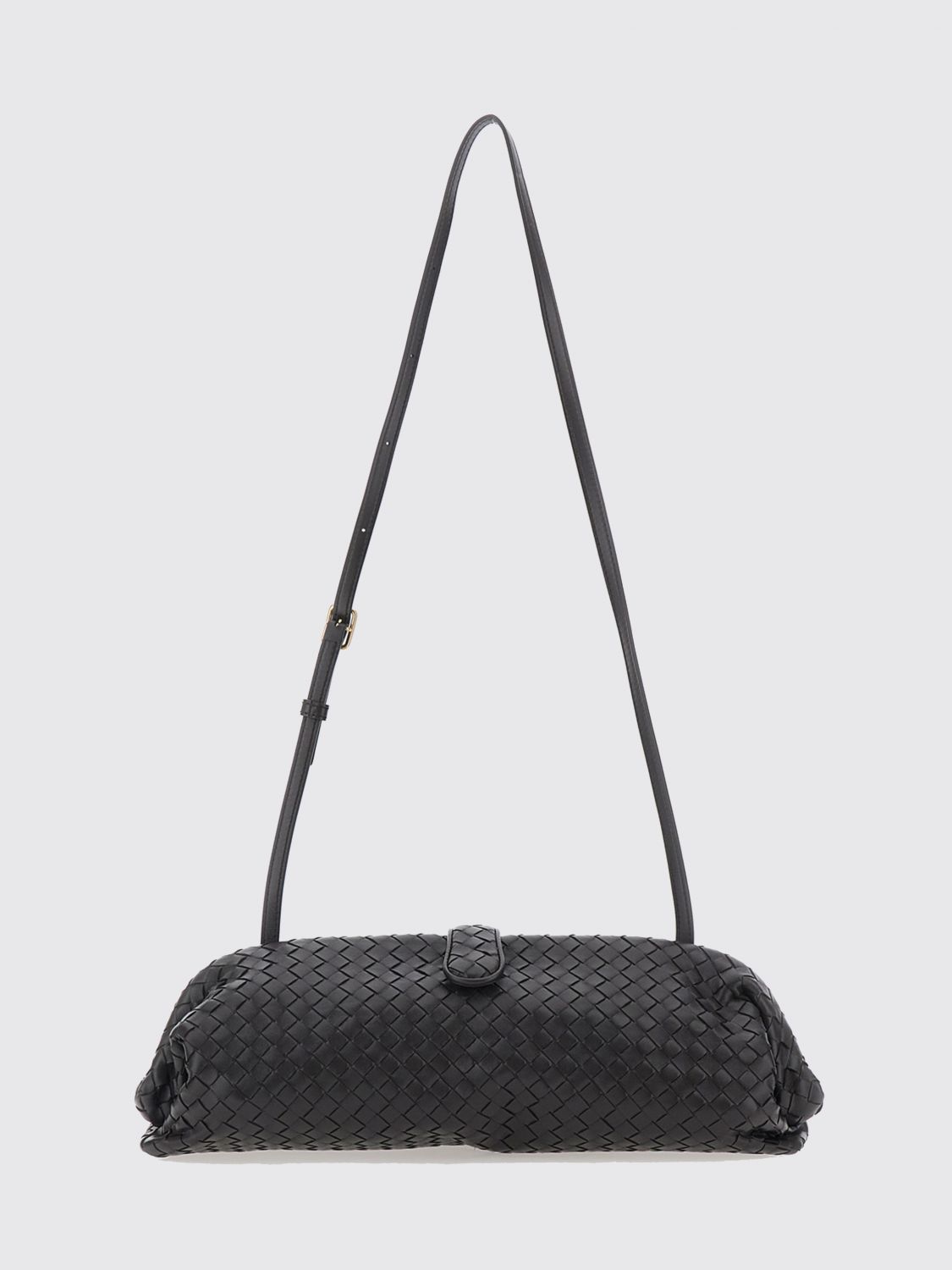 lauren 1979 clutch in woven lambskin leather