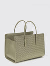 barbara intrecciato lambskin handbag