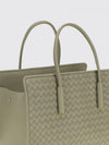 barbara intrecciato lambskin handbag