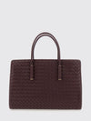 barbara intrecciato lambskin handbag