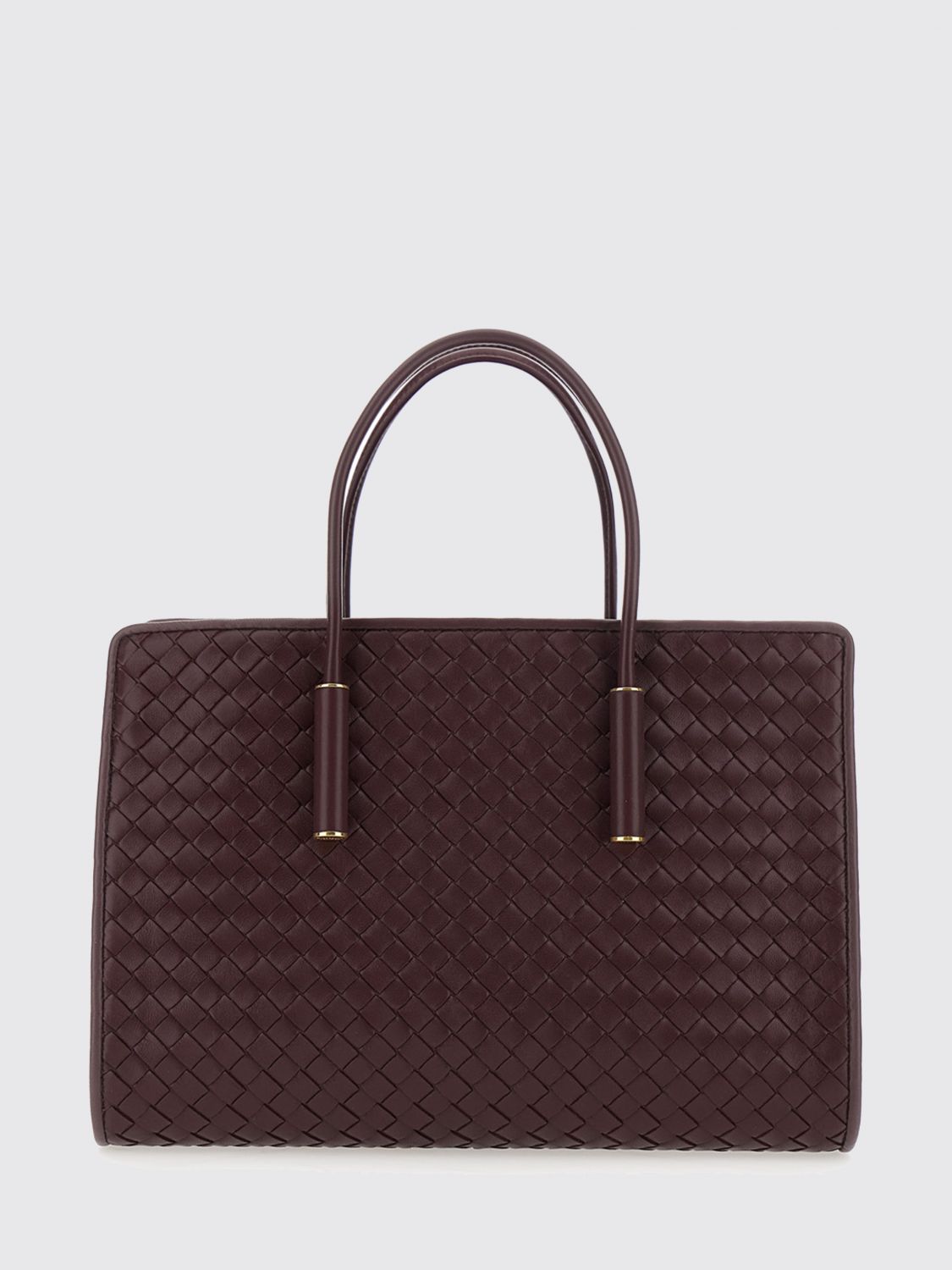 barbara intrecciato lambskin handbag