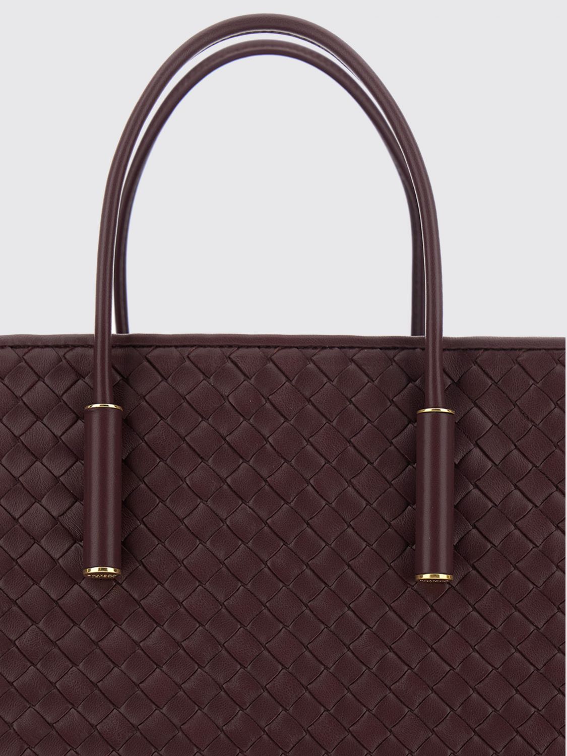 barbara intrecciato lambskin handbag