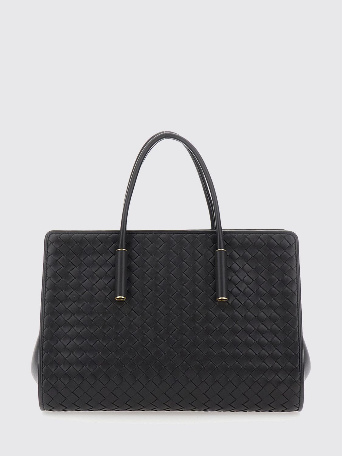 barbara intrecciato lambskin handbag
