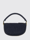 marcie small hobo bag chloé in raffia with braided leather handle