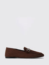suede loafers with horsebit detail
