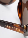 teardrop-shaped aviator sunglasses in tortoiseshell acetate