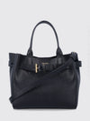 audrey small tote bag in hammered calfskin leather