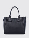 audrey small tote bag in hammered calfskin leather
