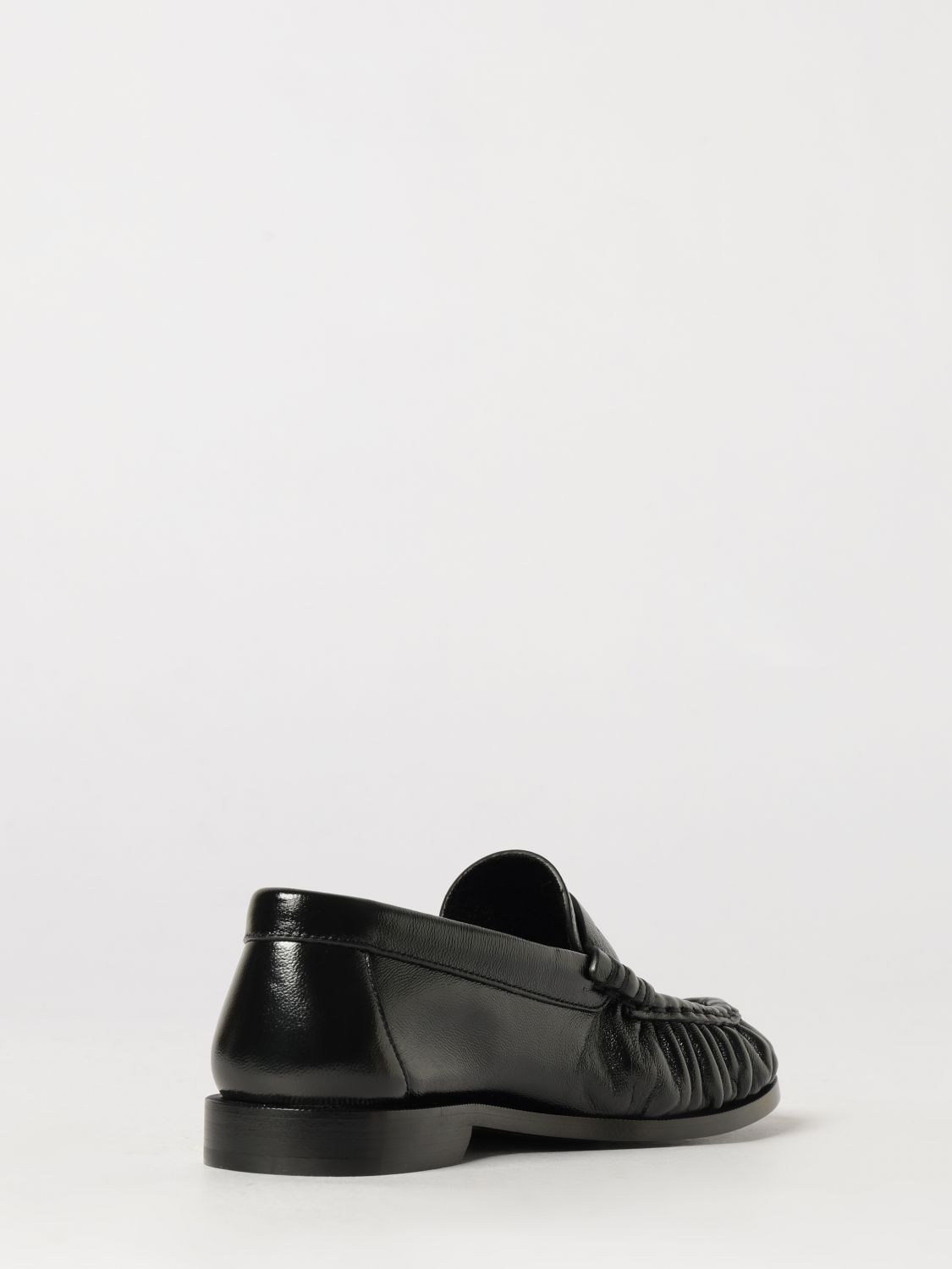 le loafer penny loafers in smooth lambskin with ysl monogram