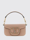 locò mini leather handbag with crystal vlogo