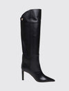 alizze leather knee-high boots with stiletto heel