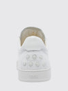 low-top smooth calfskin sneakers with heel gommini