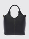 mini handbag in smooth calf leather with removable shoulder strap