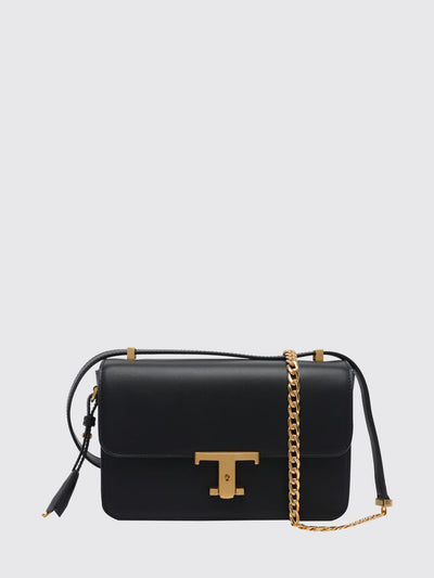 flap t timeless mini shoulder bag in smooth calf leather