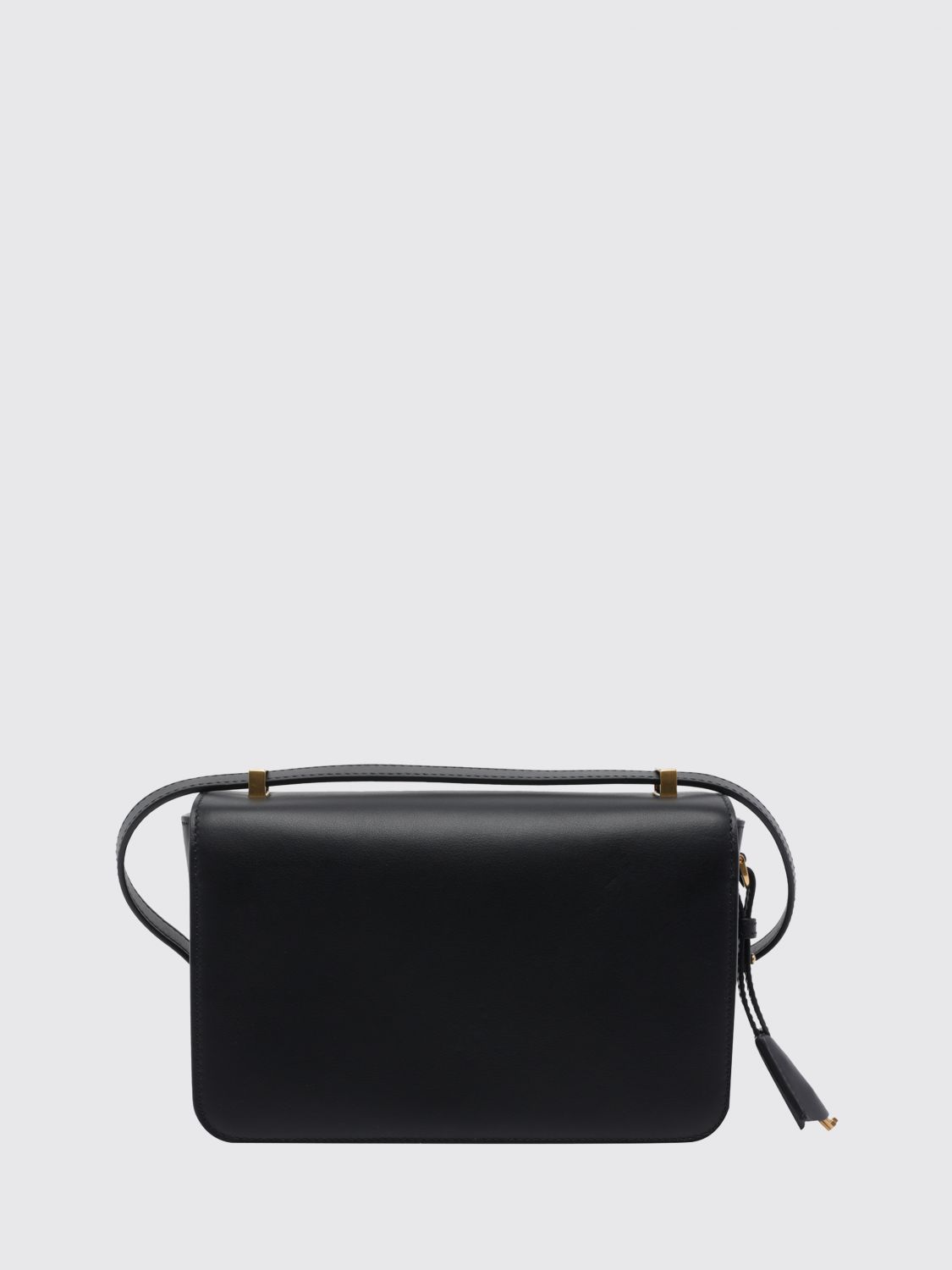 flap t timeless mini shoulder bag in smooth calf leather