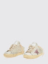 super-star leather sabot mules with distressed effect and open heel