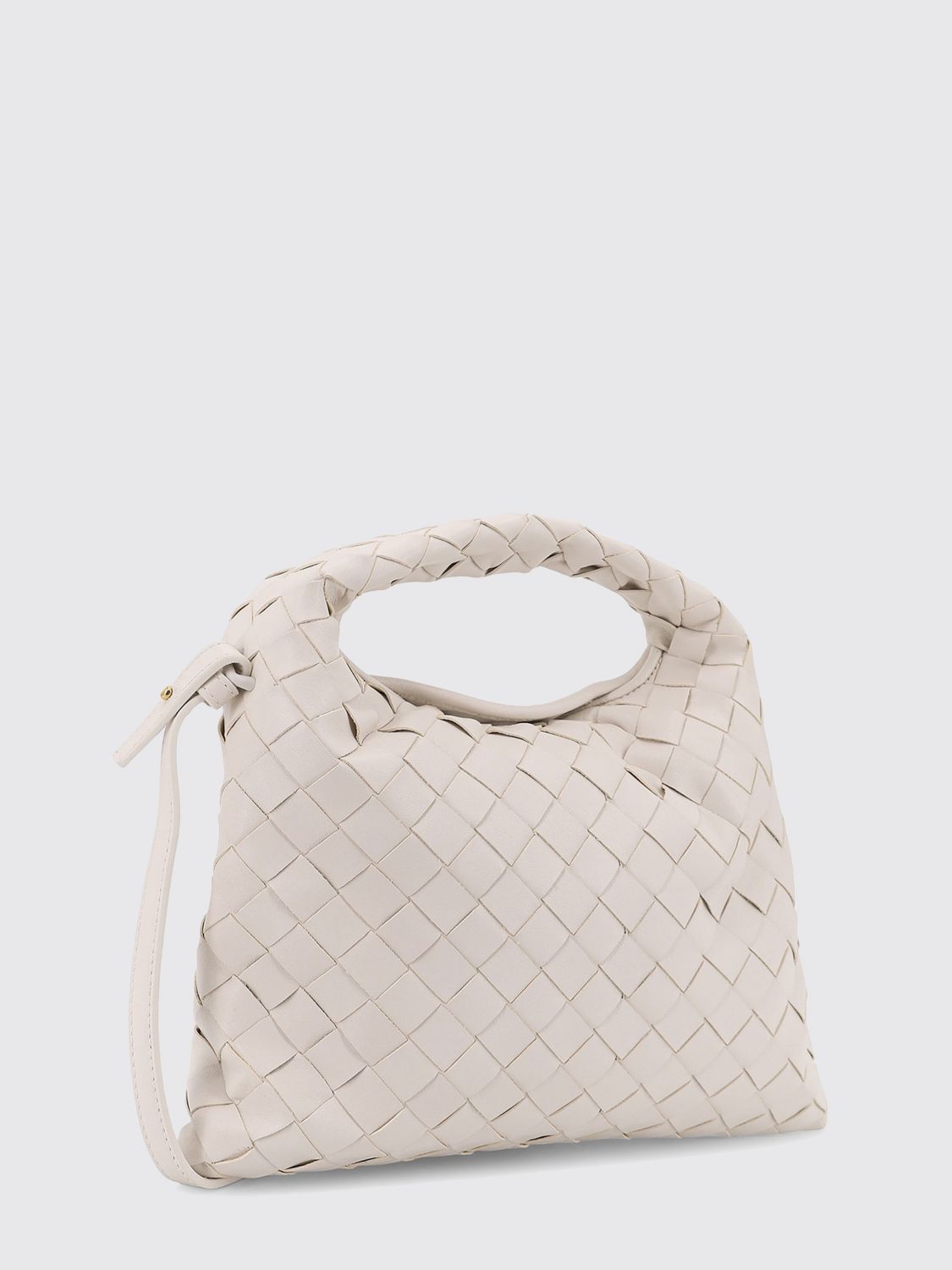 small hop intrecciato calfskin handbag