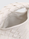 small hop intrecciato calfskin handbag