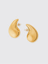 drop gold-plated sterling silver earrings