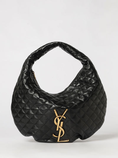 icare hobo bag in quilted nappa leather with ysl logo