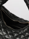 icare hobo bag in quilted nappa leather with ysl logo