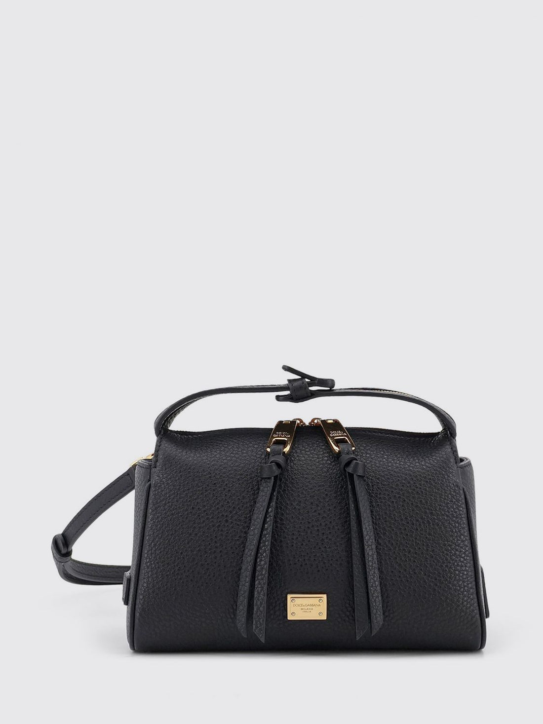 DOLCE &amp; GABBANA OS vittoria mini handbag in grained calfskin leather