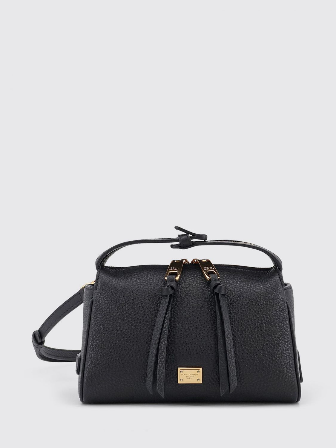 vittoria mini handbag in grained calfskin leather