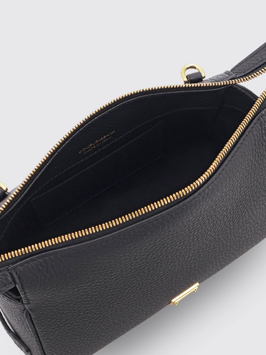 vittoria mini handbag in grained calfskin leather