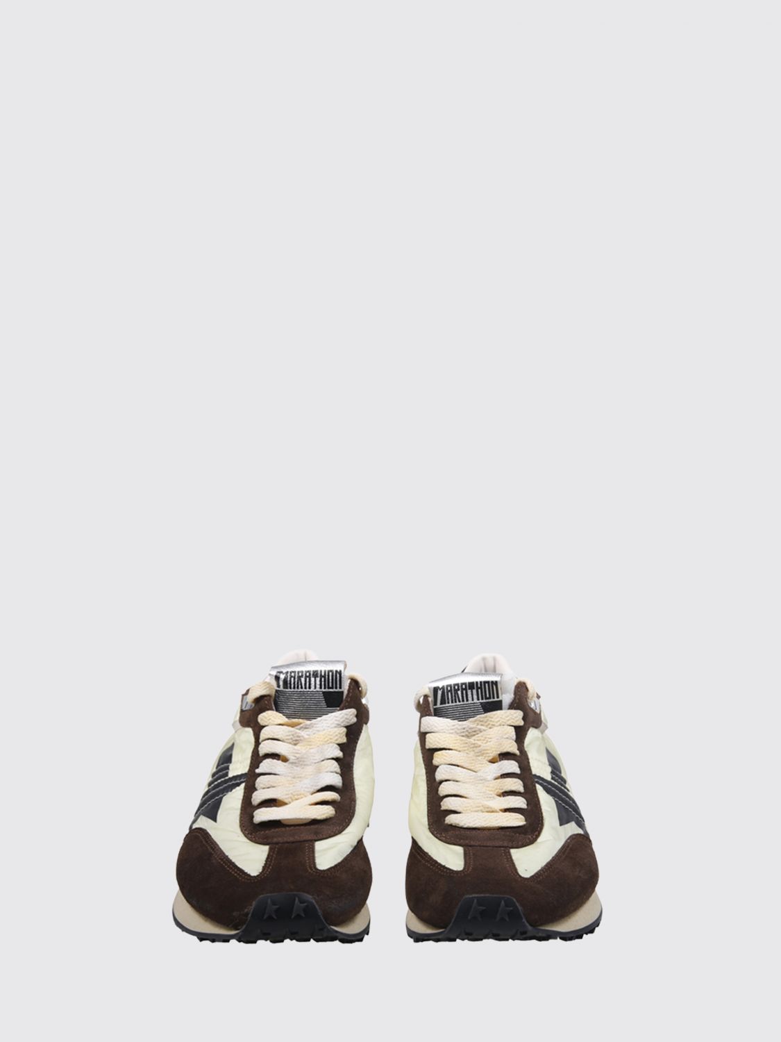 marathon low-top sneakers in nylon and suede calfskin