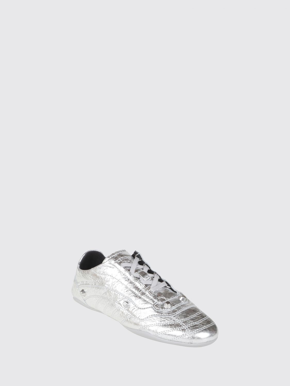 city arena lambskin trainers with studs