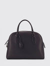 india bowling bag in calf leather with double handle and charm