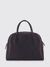 india bowling bag in calf leather with double handle and charm