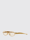 sardine cat-eye metal sunglasses with decorated temples