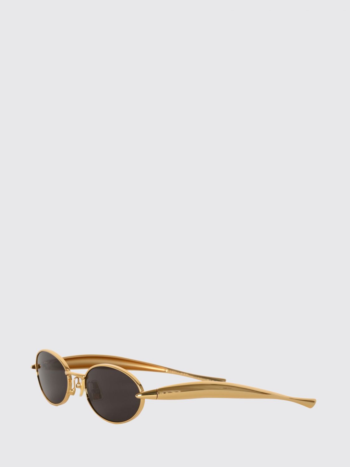 sardine cat-eye metal sunglasses with decorated temples