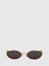 sardine cat-eye metal sunglasses with decorated temples