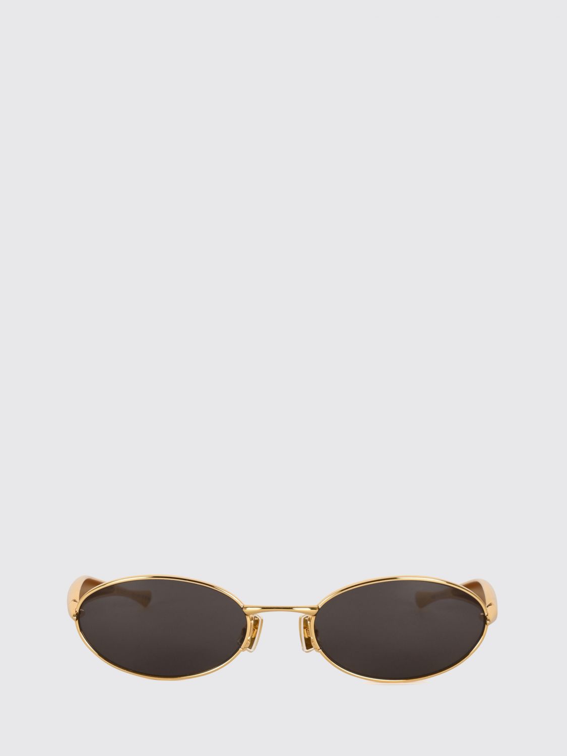 sardine cat-eye metal sunglasses with decorated temples