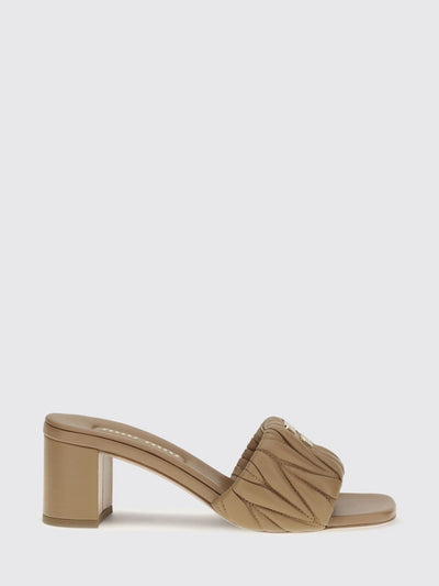 woman's heeled sandal