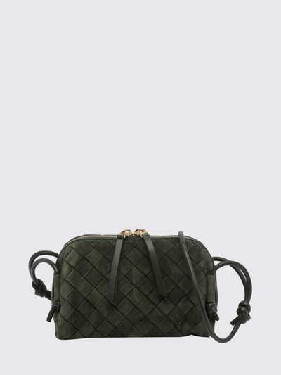 concert intrecciato suede leather mini bag