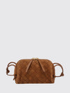 concert intrecciato suede leather mini bag