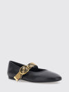 robin leather mary jane flats with vintage check strap