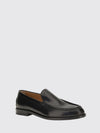 smooth leather loafers with t timeless logo and leather sole