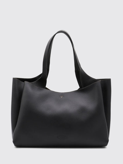 medium hammered leather shoulder bag with hook closure