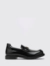 comfy penny loafers in brushed calfskin with logo