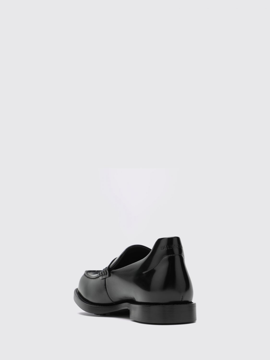 comfy penny loafers in brushed calfskin with logo