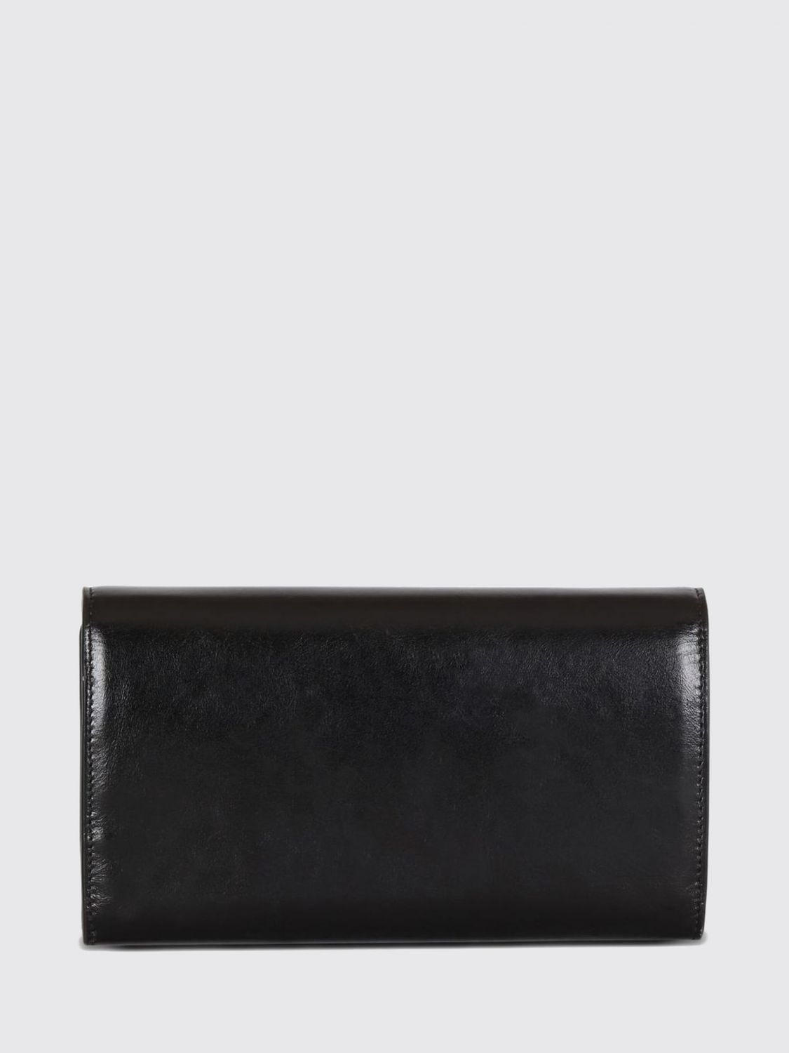 smooth leather mini top handle bag with pb monogram and removable strap