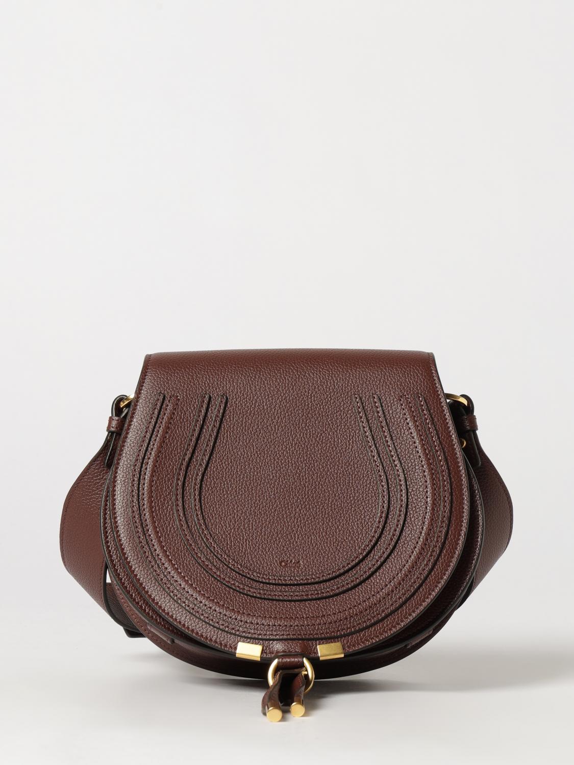 chloé marcie grained calfskin mini crossbody bag