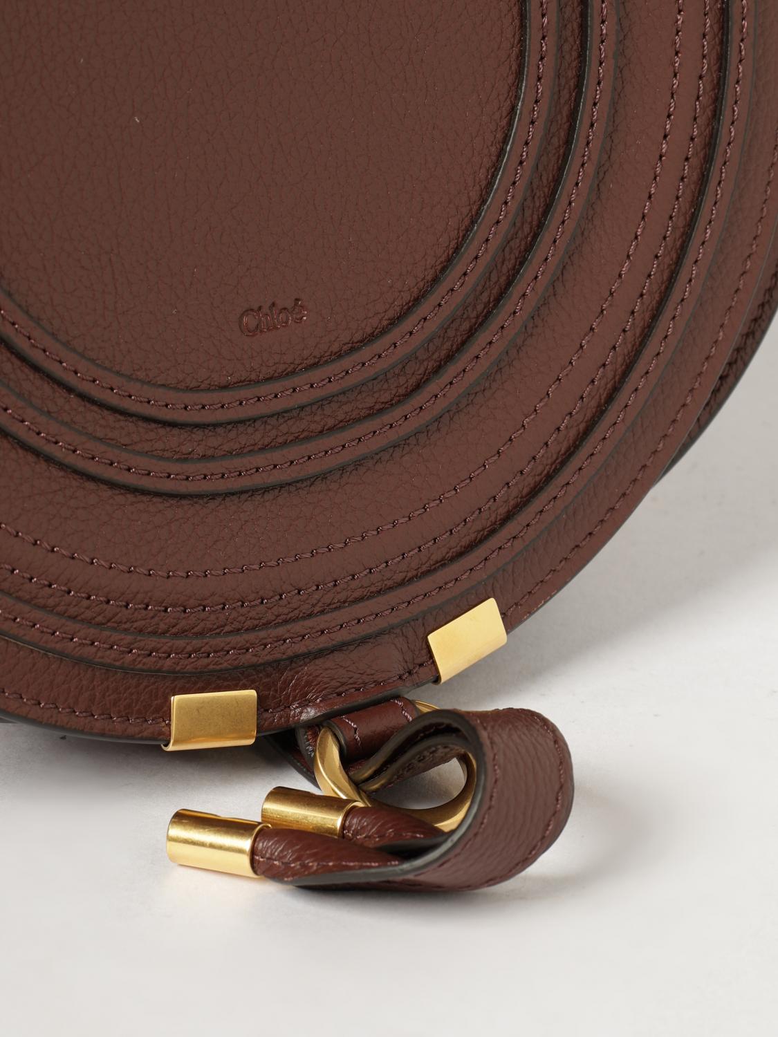 chloé marcie grained calfskin mini crossbody bag